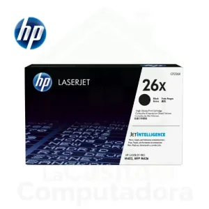 Tóner HP 26X (CF226XD) Negro