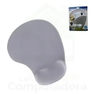 Pad Mouse Ergonómico con Soporte - Gel Gris