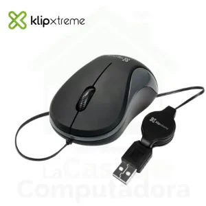 Mouse Óptico Alámbrico KlipXtreme Karbon KMO113