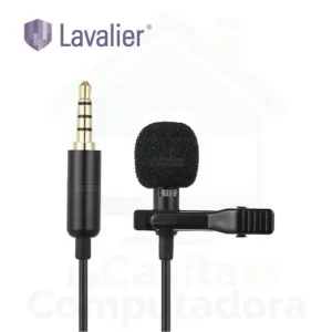 Micrófono Lavalier Para Celular Con Clip de Cuello