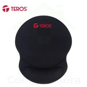 Pad Mouse Ergonómico TEROS TE-3015S con Soporte - Gel Negro