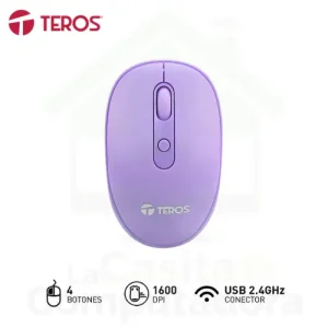 Mouse Óptico Inalámbrico TEROS TE-5075P