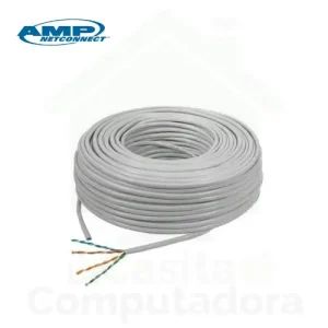 Cable de Red AMP Netconnect CAT 6 Gris x metro