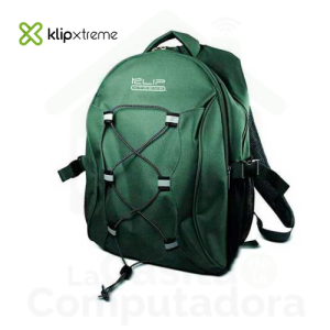 Mochila Klip Xtreme KNB-405OLBL - Poliéster, olive, 15.6"