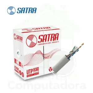 Cable de Red Satra UTP/LSZH-1 CAT 6 Gris x 305MT
