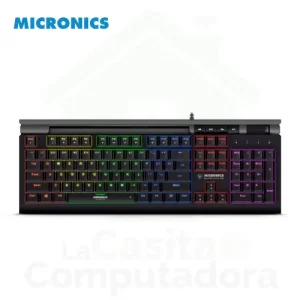 Teclado Micronics Gamer Mecánico Warrior MIC GK1000 - Negro